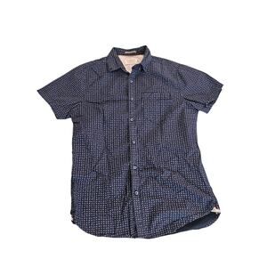 Denim & Flower Ricky Singh Men’s Slim Fit Button Front Shirt Size Small
